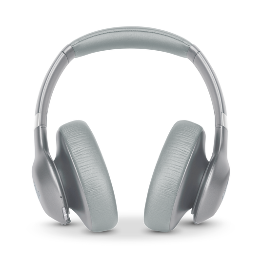 JBL EVEREST™ ELITE 750NC - Silver - Wireless Over-Ear Adaptive Noise Cancelling headphones - Front